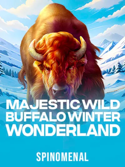 Majestic Wild Buffalo - Winter Wonderland